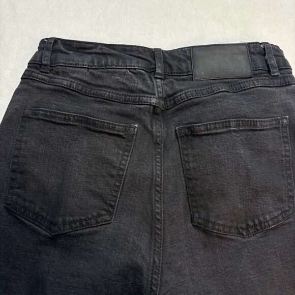 American Tall Lola Ultra High Rise Stretch Slim Skinny Jeans Black Size 25 x 32 - Picture 5 of 9